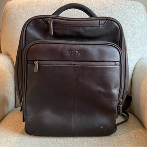 Leather Laptop Backpack Kenneth Cole Reaction Airport 16-Inch Laptop RFID